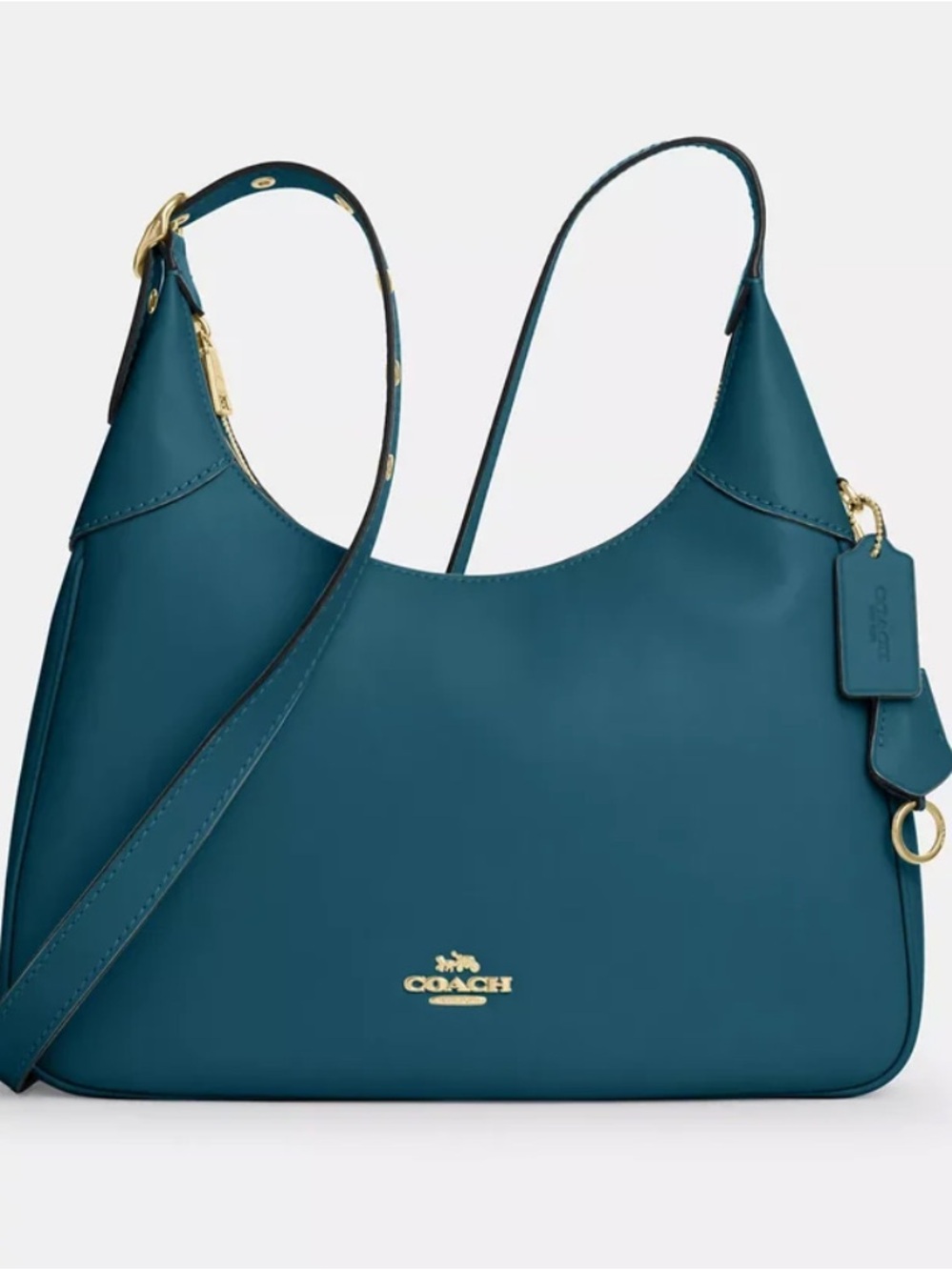Coach Ella Shoulder Bag in Teal /NWOT